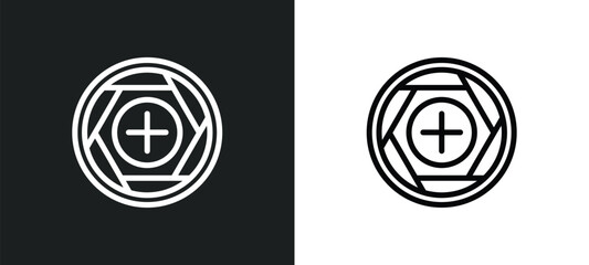 plus, positive, add, icon isolated in white and black colors. plus, positive, add, outline vector icon from signs collection for web, mobile apps and ui.
