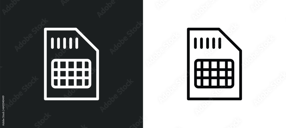 Poster big icon isolated in white and black colors. big outline vector icon from technology collection for 