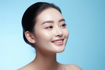Obraz premium very beautiful young Asian woman with long hair