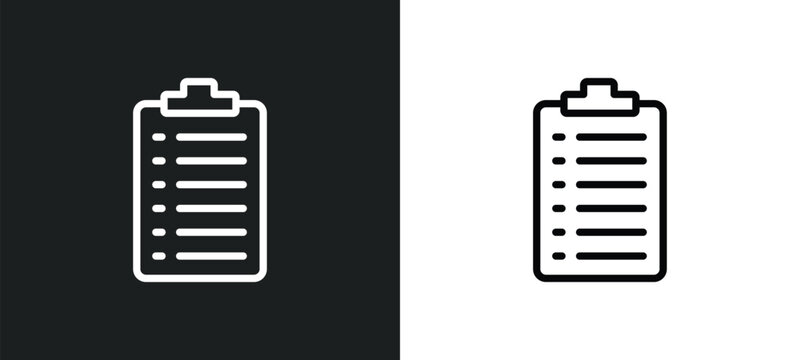 padnote icon isolated in white and black colors. padnote outline vector icon from user interface collection for web, mobile apps and ui.