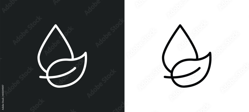 Poster dew icon isolated in white and black colors. dew outline vector icon from weather collection for web