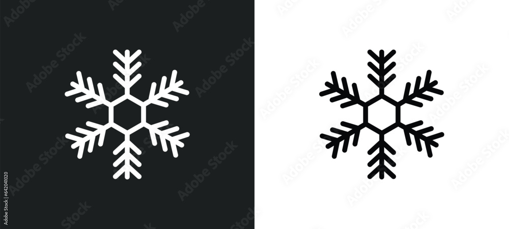 Aufkleber freezing icon isolated in white and black colors. freezing outline vector icon from weather collecti