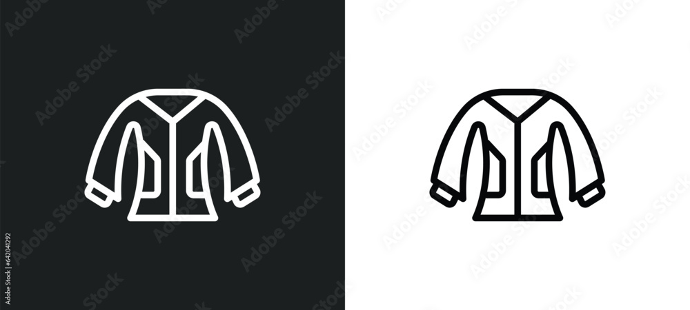 Poster snowsuit icon isolated in white and black colors. snowsuit outline vector icon from winter collectio