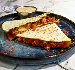 cafe bar restaurant dinner alcohol pour tacos mexican cocktail tequila nachos food lunch quesadilla mussels shrimp jalapeno hot dog photo on smartphone