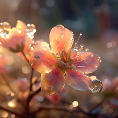 _bright_flowers_with_dew_drops_bright_leaves_and_stems_golden