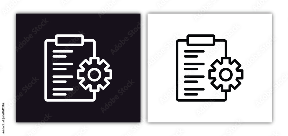 Poster evaluation icon isolated in white and black colors. evaluation outline vector icon from artificial i