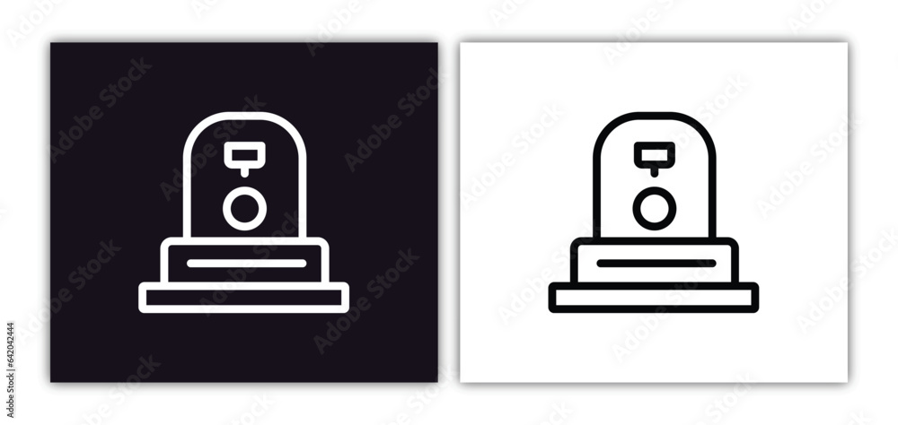 Poster synthetic food icon isolated in white and black colors. synthetic food outline vector icon from arti