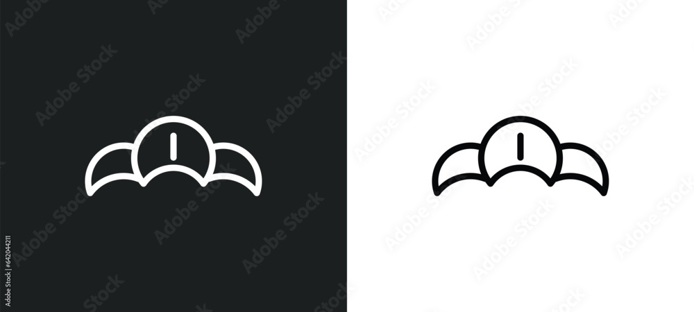 Poster car dashboard icon isolated in white and black colors. car dashboard outline vector icon from car pa
