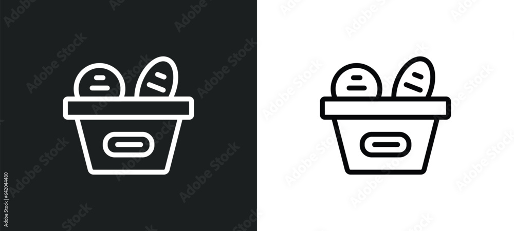 Poster grocery icon isolated in white and black colors. grocery outline vector icon from commerce collectio