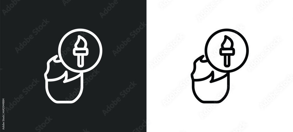 Poster graphic tool icon isolated in white and black colors. graphic tool outline vector icon from creative