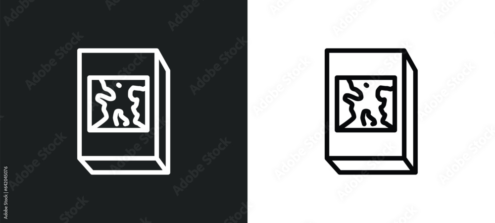 Poster geography icon isolated in white and black colors. geography outline vector icon from e learning and