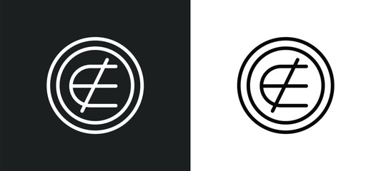 is not an element of icon isolated in white and black colors. is not an element of outline vector icon from education collection for web, mobile apps and ui.