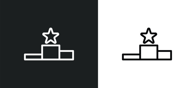 steps to complete icon isolated in white and black colors. steps to complete outline vector icon from education collection for web, mobile apps and ui.
