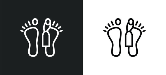 Obraz premium dead icon isolated in white and black colors. dead outline vector icon from medical collection for web, mobile apps and ui.