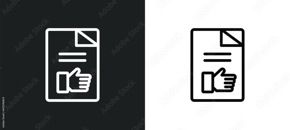 Poster enlist icon isolated in white and black colors. enlist outline vector icon from miscellaneous collec