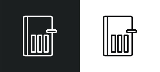 room door icon isolated in white and black colors. room door outline vector icon from miscellaneous collection for web, mobile apps and ui.