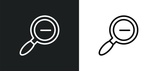 diminish icon isolated in white and black colors. diminish outline vector icon from miscellaneous collection for web, mobile apps and ui.