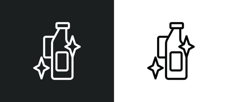 detergen icon isolated in white and black colors. detergen outline vector icon from miscellaneous collection for web, mobile apps and ui.