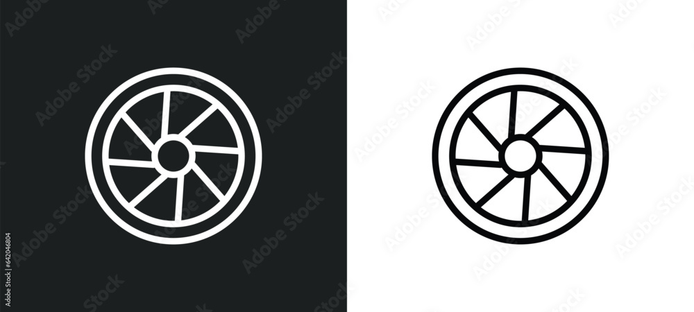 Poster diaphragm icon isolated in white and black colors. diaphragm outline vector icon from multimedia col