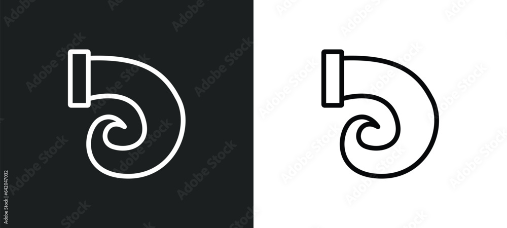 Poster nautilus icon isolated in white and black colors. nautilus outline vector icon from music collection