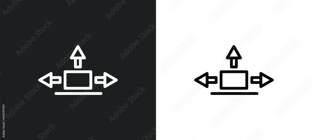 Poster friction icon isolated in white and black colors. friction outline vector icon from music collection