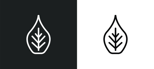 anthurium icon isolated in white and black colors. anthurium outline vector icon from nature collection for web, mobile apps and ui.