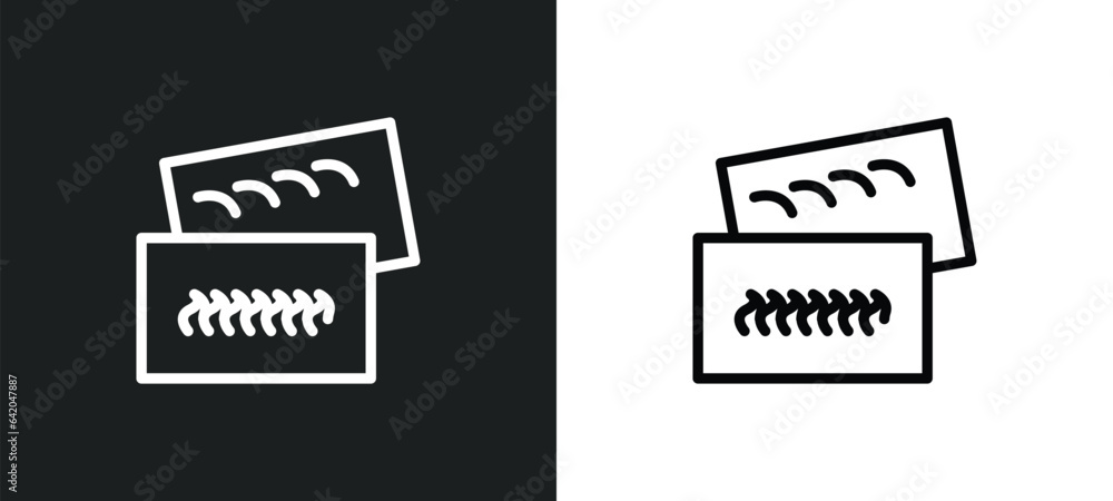 Poster wave abstract business card icon isolated in white and black colors. wave abstract business card out