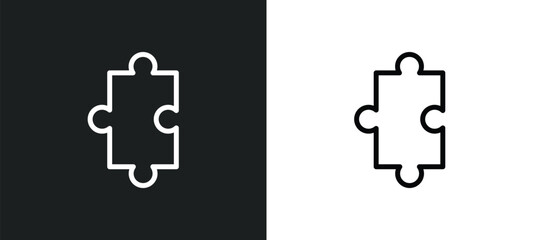 Obraz premium plugin icon isolated in white and black colors. plugin outline vector icon from programming collection for web, mobile apps and ui.