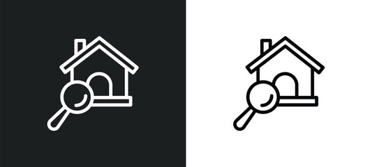 property icon isolated in white and black colors. property outline vector icon from real estate collection for web, mobile apps and ui.