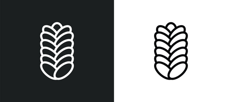challah icon isolated in white and black colors. challah outline vector icon from religion collection for web, mobile apps and ui.