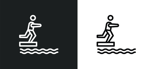 adrenalin rush icon isolated in white and black colors. adrenalin rush outline vector icon from sauna collection for web, mobile apps and ui.