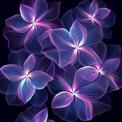 AIPE_Neatly_arranged_petals_on_black_background_mauve_laser_
