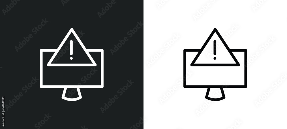 Poster importance icon isolated in white and black colors. importance outline vector icon from social colle