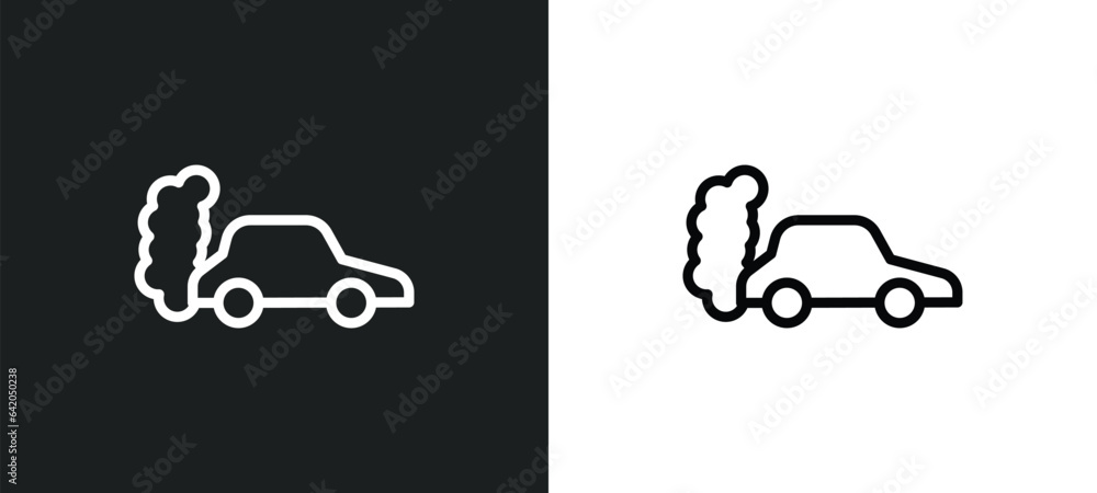 Poster drifting icon isolated in white and black colors. drifting outline vector icon from sport collection