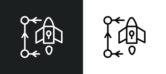 choose icon isolated in white and black colors. choose outline vector icon from startup collection for web, mobile apps and ui.