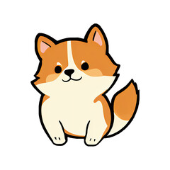 Obraz premium corgi dog