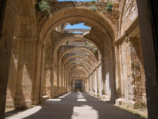 Fototapeta na wymiar Santa María de Rioseco Monastery, Burgos, Castilla y Leon, Spain