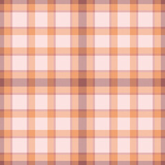Plaid seamless pattern. Check fabric texture. Vector textile print.