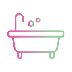 Baby Bath Care Icon