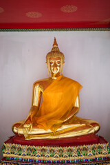 Golden buddha statue in Thailand