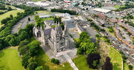 Aerial photo of St Patricks Roman Catholic Cathedral Armagh City Co Armagh Northern Ireland