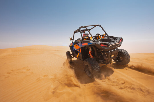 sand dune bashing ofrroad. utv rally buggy