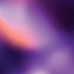 Purple gradient background. Blur pattern. Modern banner template design with space for your text. Vector illustration