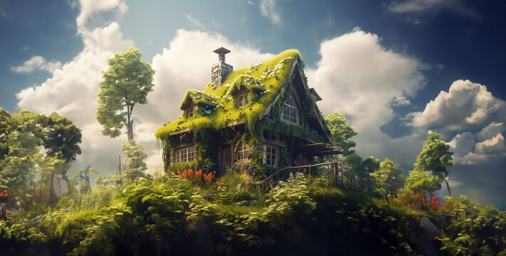 old abandoned building realistic photo of a house hd wallpaper