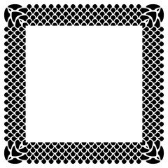 Abstract Square Pattern for Decorative Frame.