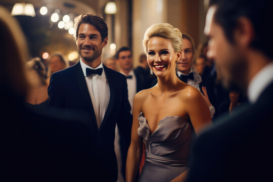 Celebrities Departing the Event