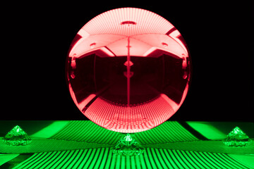 Sphere, rot-grün