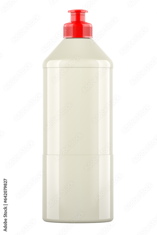 Poster detergent, cleaning products. 3d rendering isolated on transparent background