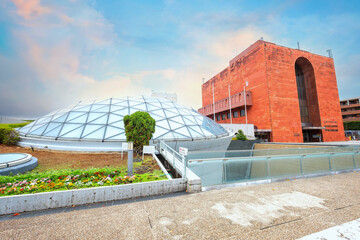 Nagasaki, Japan - Nov 29 2022:  Nagasaki Atomic Bomb Museum is a remembrance to the atomic bombing...