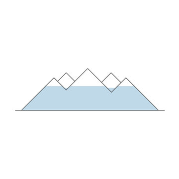 Some Beautiful Natural mountains with ice areas on the top, the best place for climbers and mountain people.
